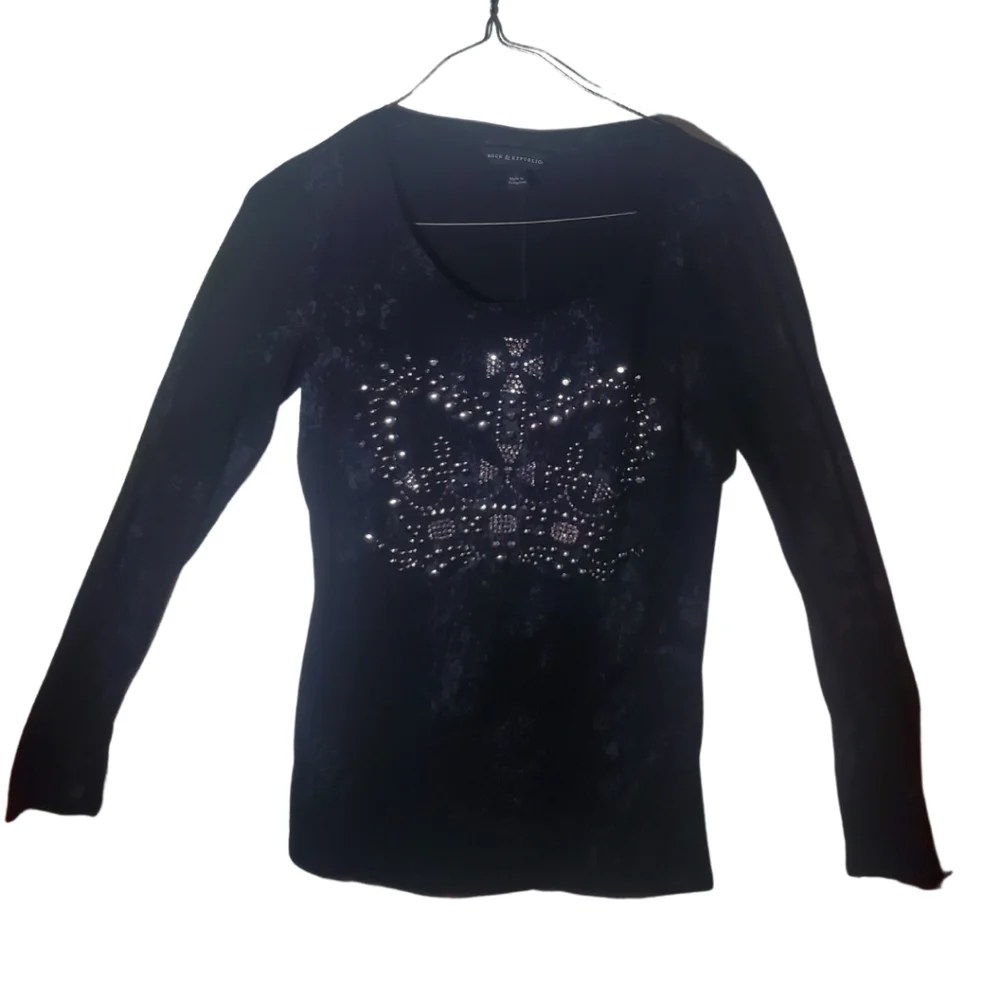 PRELOVED ROCK & REPUBLIC STUDDED LONG SLEEVE size s - Picture 1 of 4